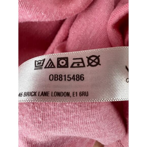 Free People City Vibes Oversized Tee in Pink XS - Picture 5 of 6